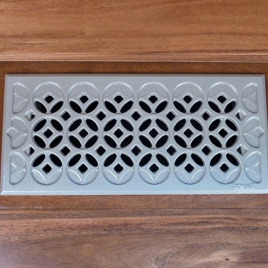 Floor Register – Interlaken 4″ x 10″ – Aquascape Iron Age Grates